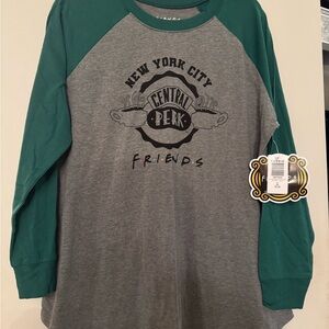 Torrid FRIENDS Gray and Green Tee